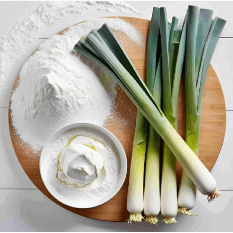 Mussarela com Alho Poró