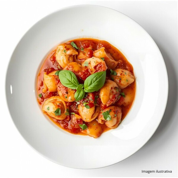 CAPPELLETTI  DE MUSSARELLA COM MANJERICÃO