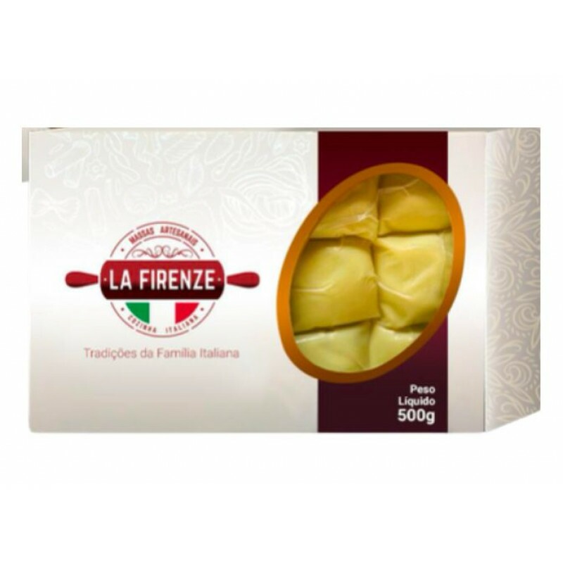 Caixa Tortelli Mozzarella de Búfala 500 gramas