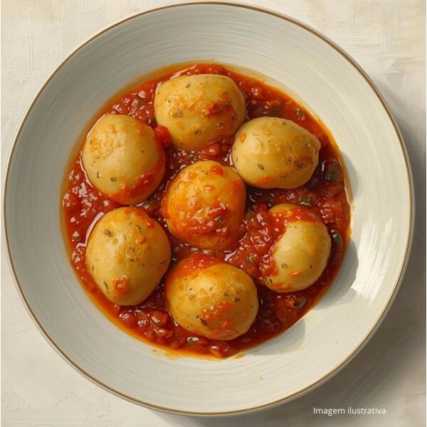 GNOCCHI DE BATATA RECHEADO COM MUSSARELA