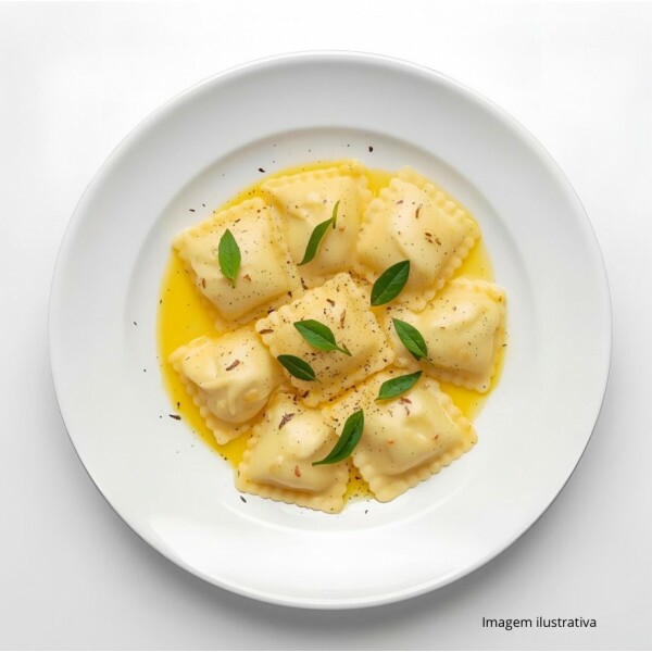 RAVIOLI DE QUEIJO MEIA CURA COM LIMÃO SICILIANO