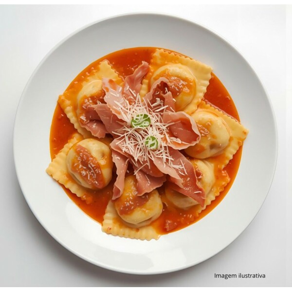 RAVIOLI DE PRESUNTO E QUEIJO (massa branca)